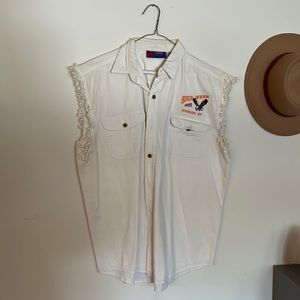 Bike Week Cut Off Jean Vest
